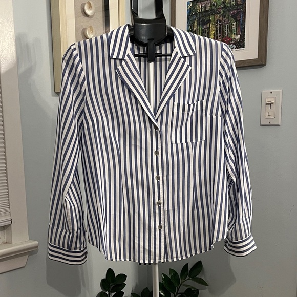 Anthropologie Pilcro & the Letterpress Striped Buttondown size 08 - Picture 2 of 2